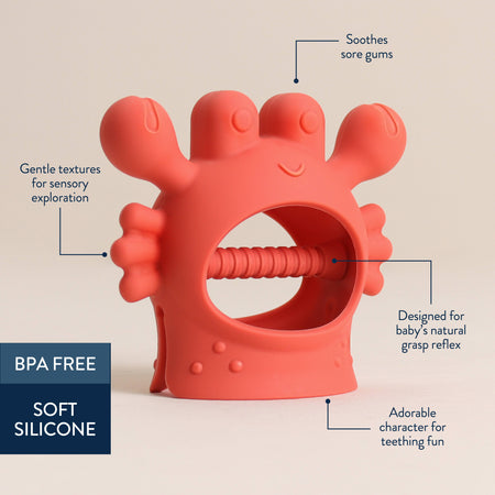 Crab Bitzy Grip™ Pacifiers & Teethers Itzy Ritzy