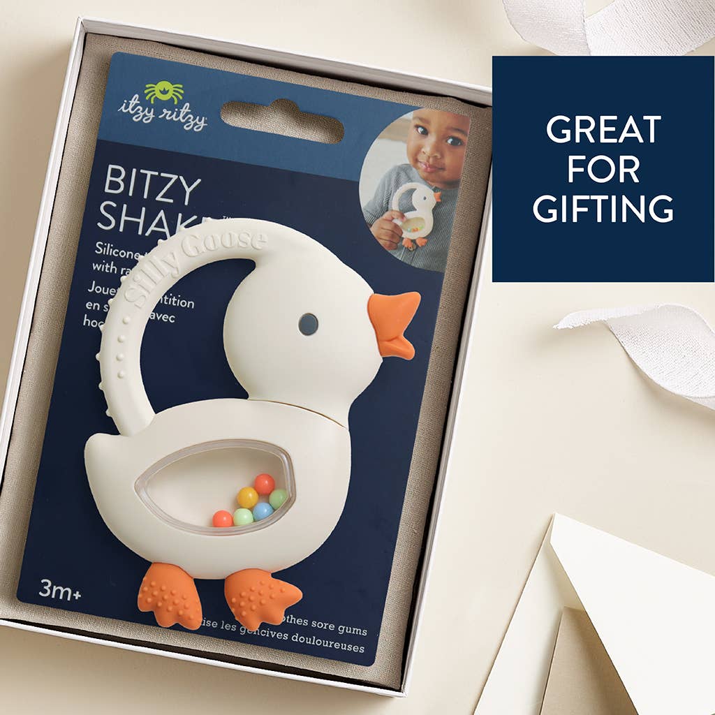 Bitzy Shake™ - Silicone Teether with Rattle Pacifiers & Teethers Itzy Ritzy