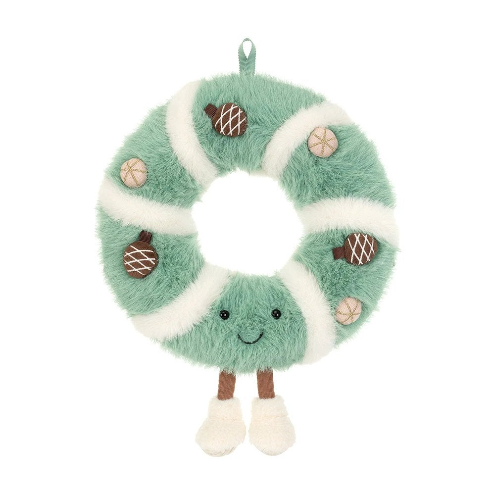 Amuseables Pinecone Wreath Stuffed Animals Jellycat
