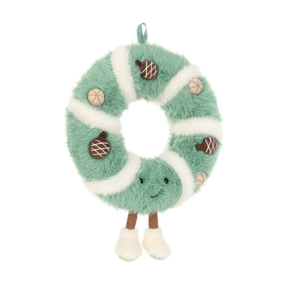 Amuseables Pinecone Wreath Stuffed Animals Jellycat