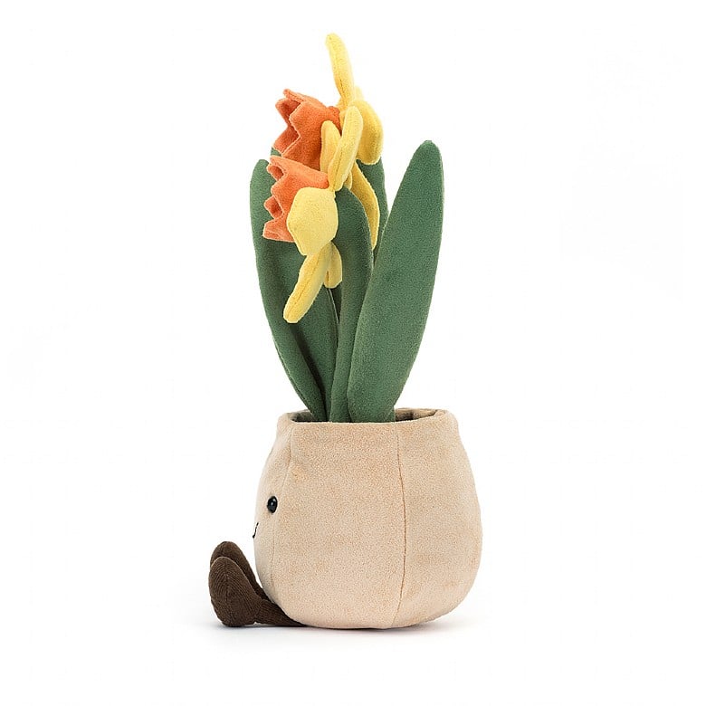  Amuseable Daffodil ぬいぐるみ 花 植木鉢 Jellycat Amuseable Daffodil Pot – Destination Baby & Kids