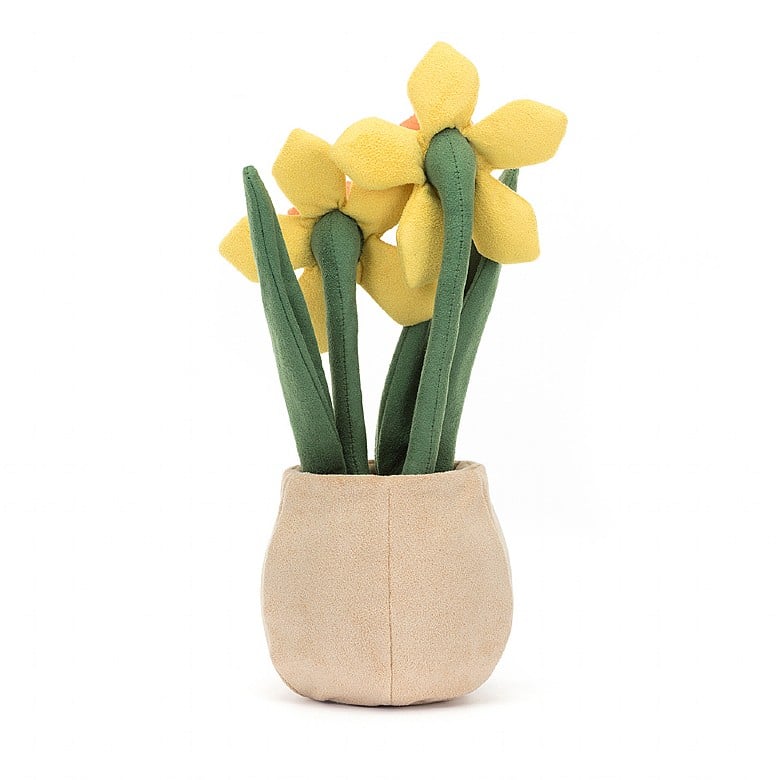  Amuseable Daffodil ぬいぐるみ 花 植木鉢 Jellycat Amuseable Daffodil Pot – Destination Baby & Kids