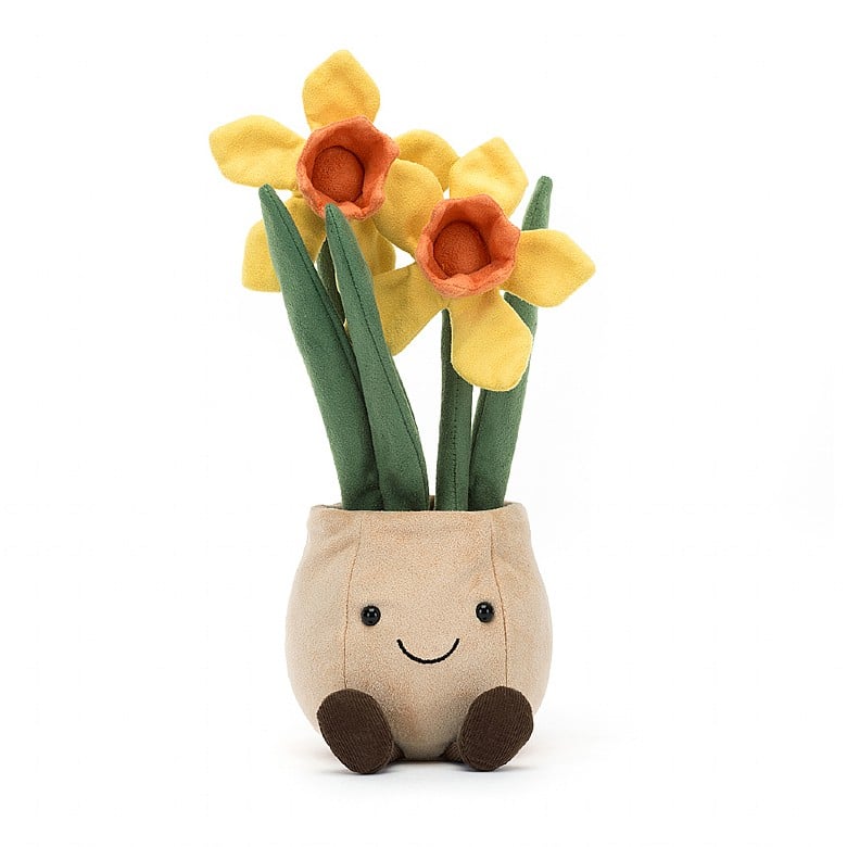  Amuseable Daffodil ぬいぐるみ 花 植木鉢 Jellycat Amuseable Daffodil Pot – Destination Baby & Kids
