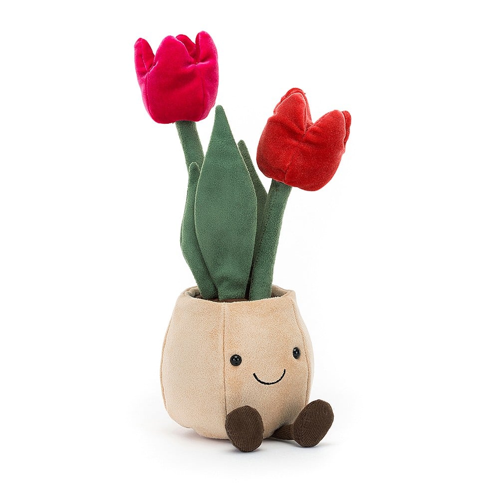　Amuseable Tulip Pot　チューリップ　花瓶 Jellycat Amuseable Tulip Pot – Destination Baby & Kids