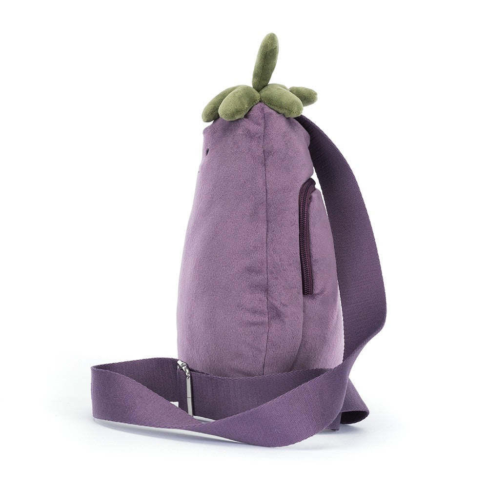 Amuseables Eggplant Bum Bag Stuffed Animals Jellycat