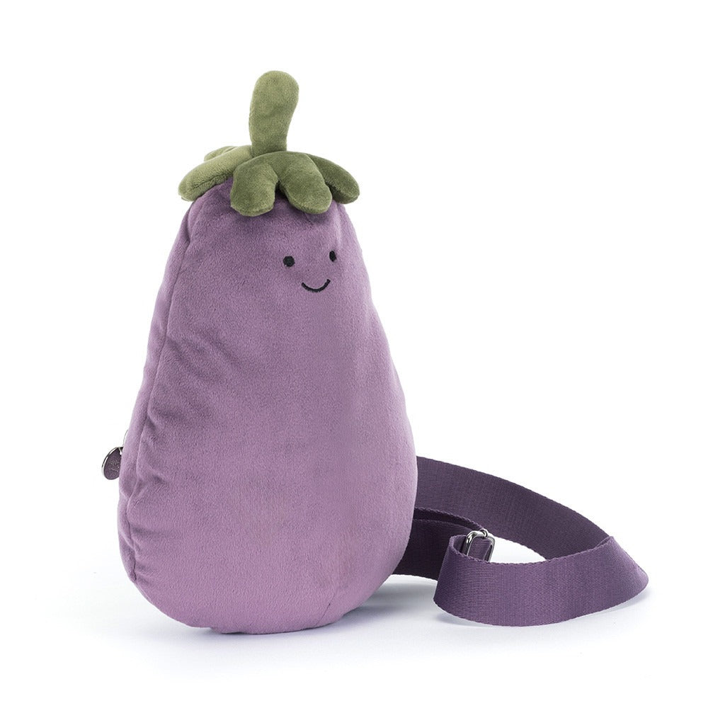 Amuseables Eggplant Bum Bag Stuffed Animals Jellycat