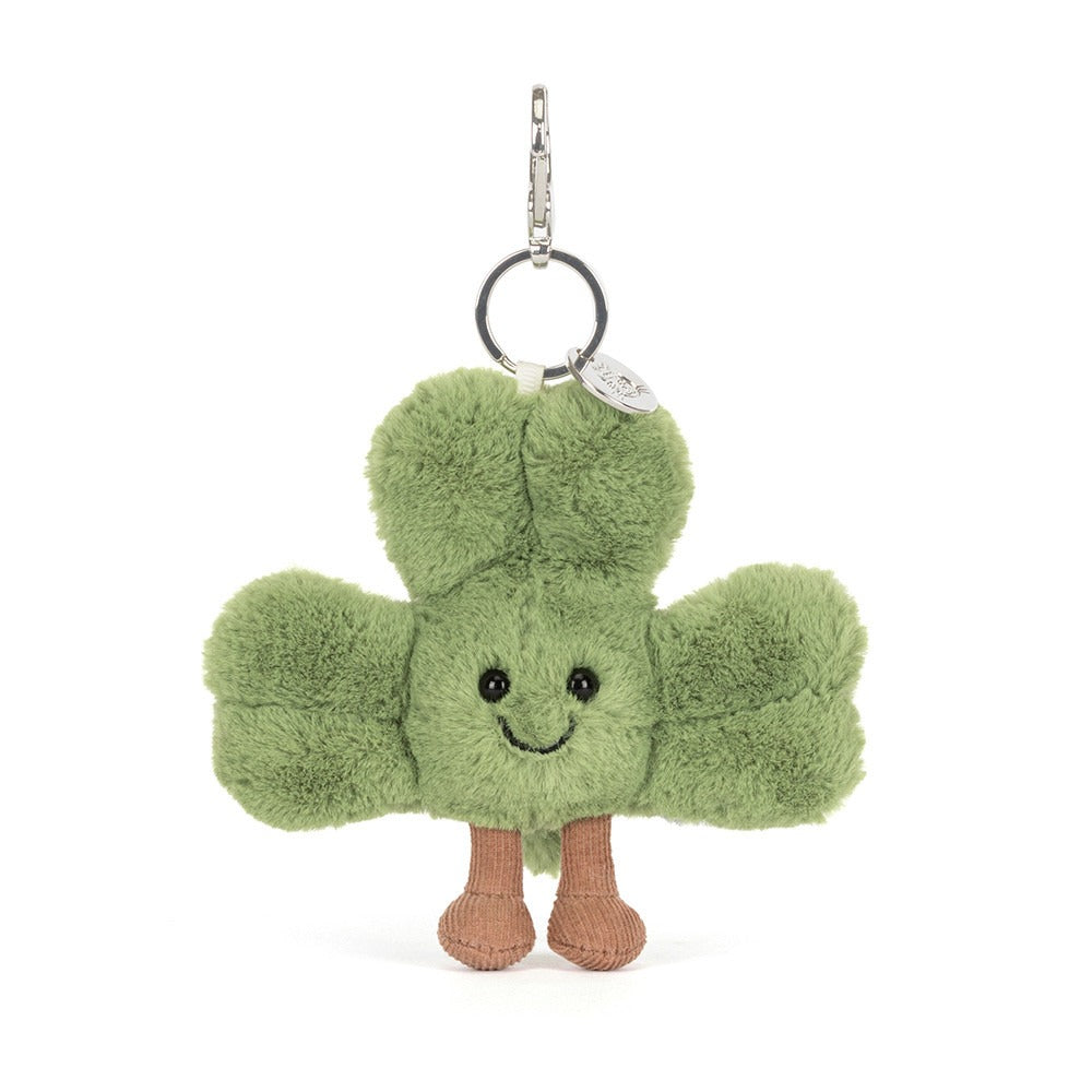 Amuseables Siofra Shamrock Bag Charm Stuffed Animals Jellycat