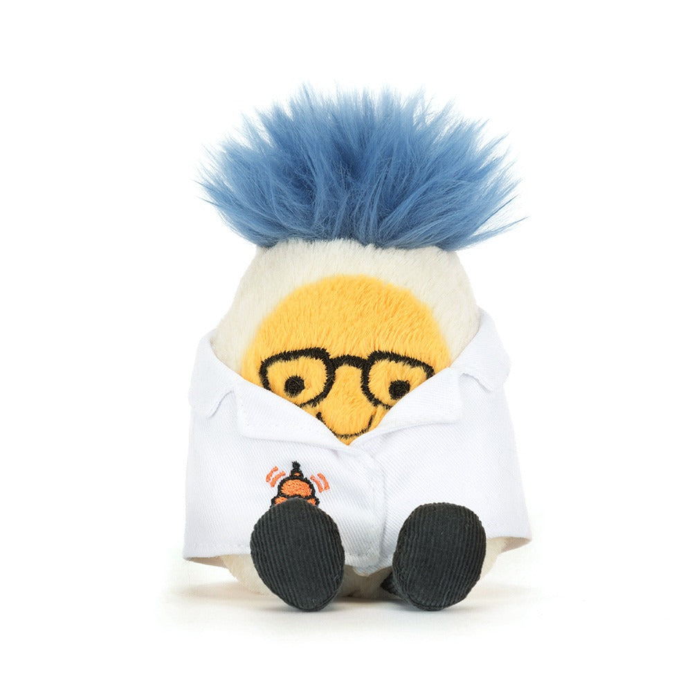 Amuseables Boiled Egg Scientist Outfit Stuffed Animals Jellycat