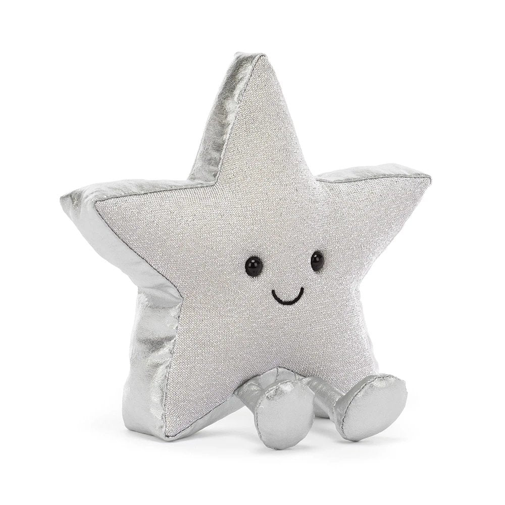 Amuseables Silver Star Stuffed Animals Jellycat