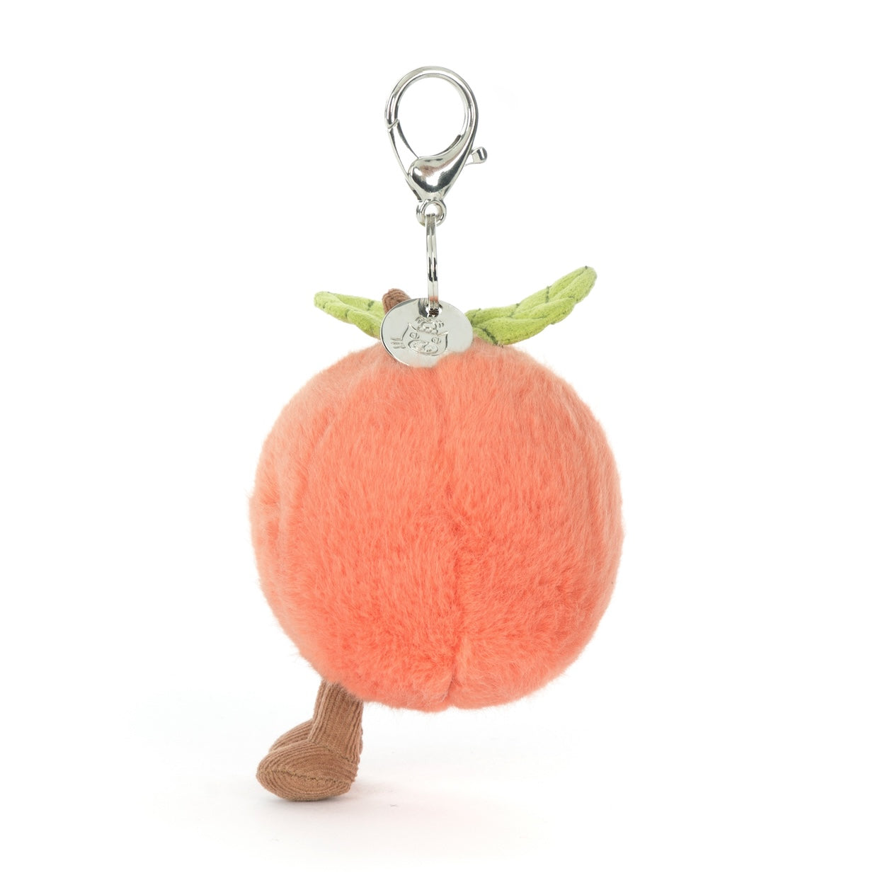 Amuseables Peach Bag Charm Stuffed Animals Jellycat