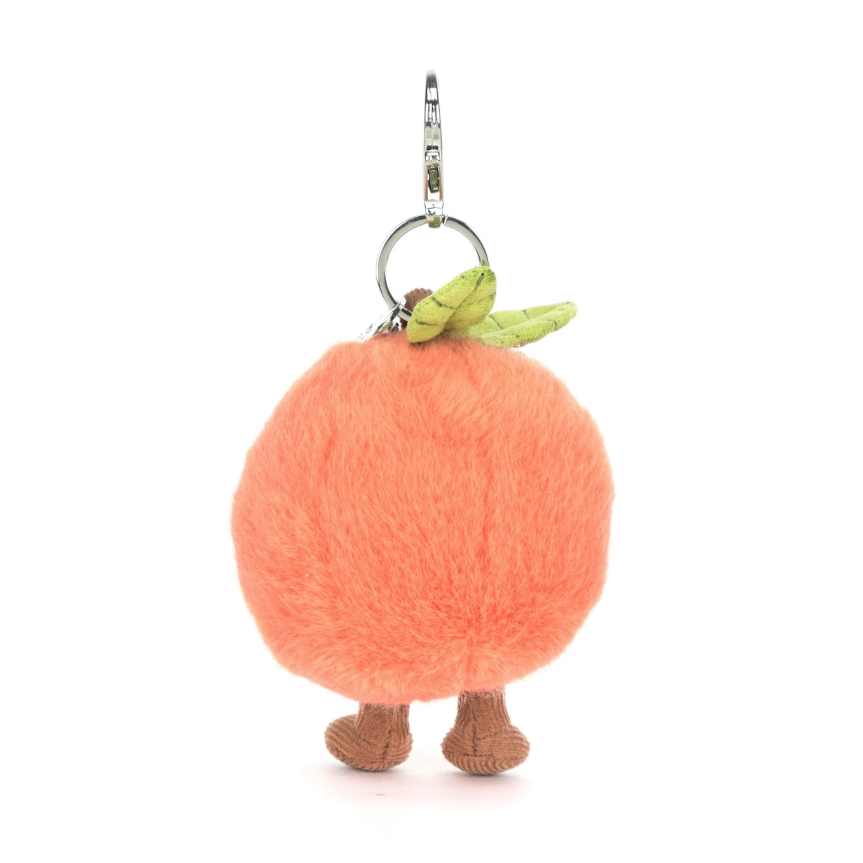 Amuseables Peach Bag Charm Stuffed Animals Jellycat