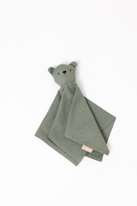 Acadian - Linen Lovey Bear Security Blankets WildBird