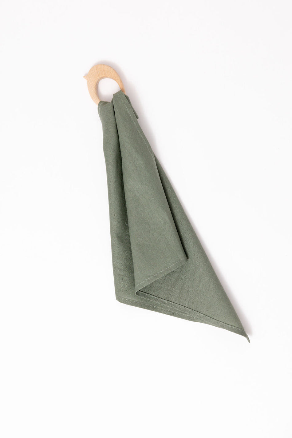 Acadian - Linen + Maple Ring Teether Pacifiers & Teethers WildBird
