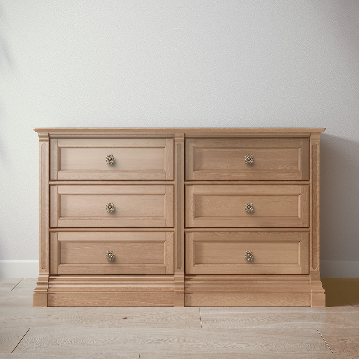 Romina Imperio Double Dresser Dressers Romina Furniture Albero Puro Celtic Knot - Bronze