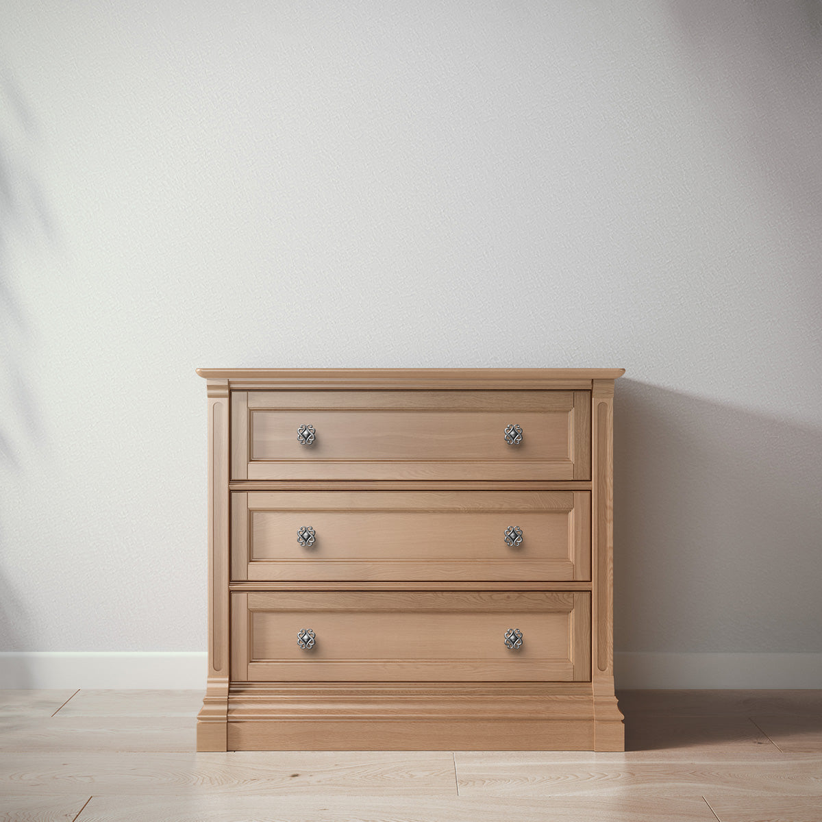 Romina Imperio Single Dresser Dressers Romina Furniture Albero Puro Celtic Knot - Pewter