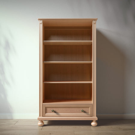 Romina Dakota Bookcase Bookcases Romina Furniture Albero Puro Bronze Swirl Knob