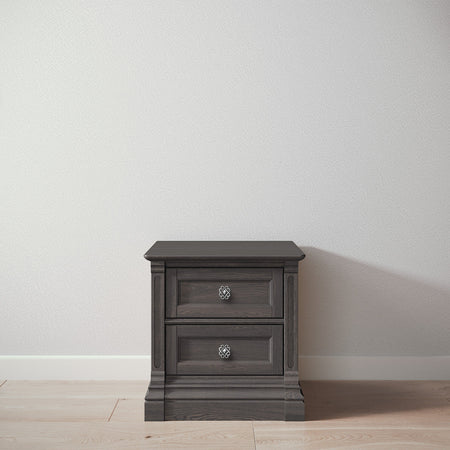 Romina Imperio Nightstand Nightstands Romina Furniture Aqua Grey Celtic Knot - Pewter