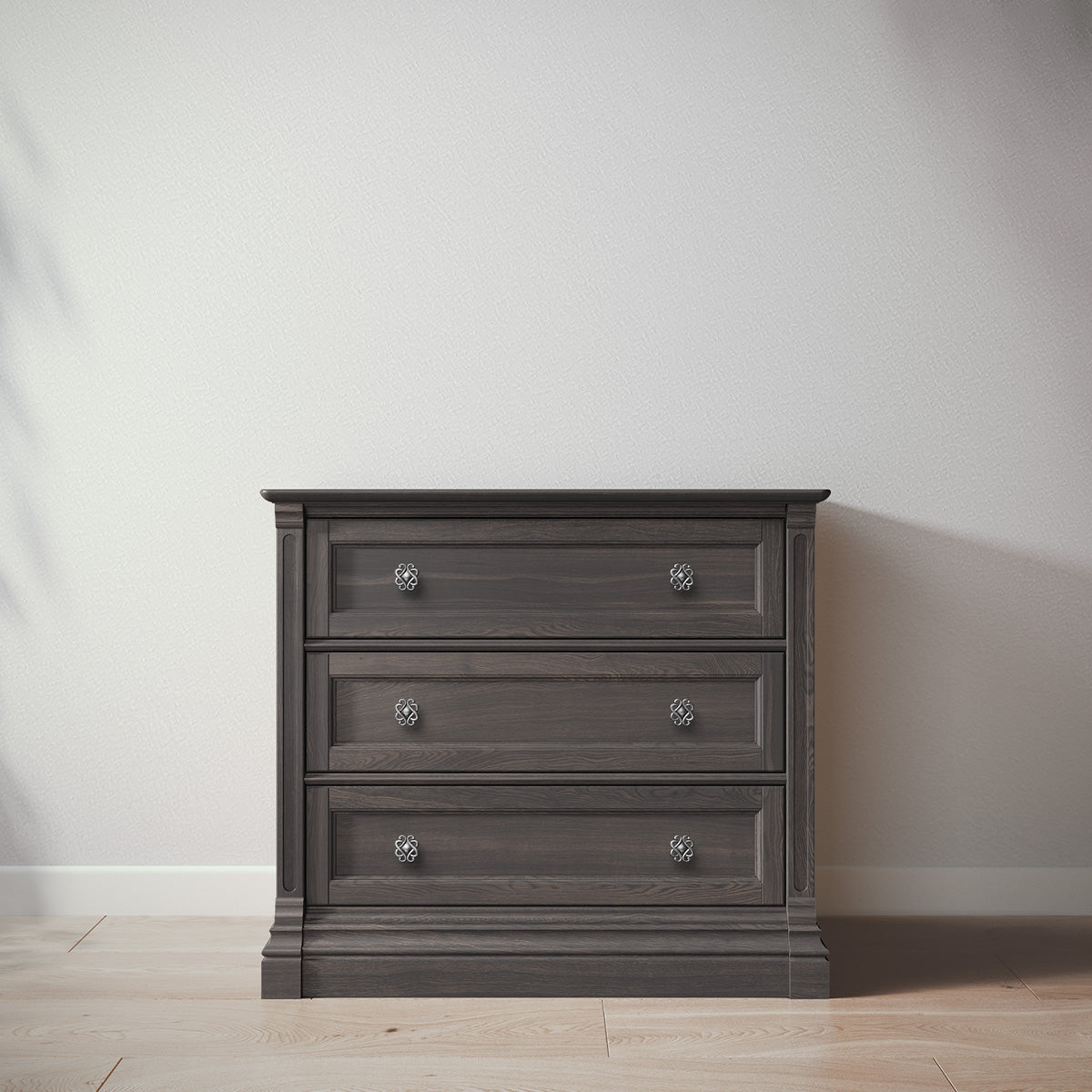 Romina Imperio Single Dresser Dressers Romina Furniture Aqua Grey Celtic Knot - Pewter