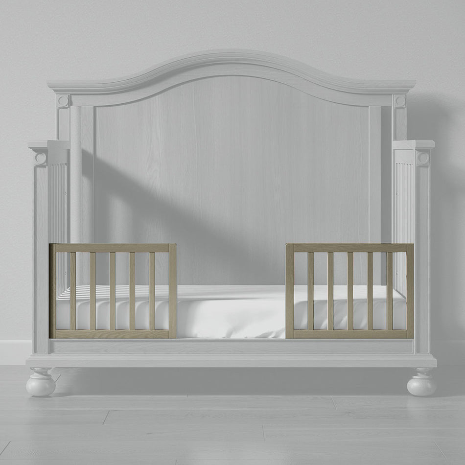 Dakota Crib Toddler Rail Conversion Kits Romina Furniture Ash