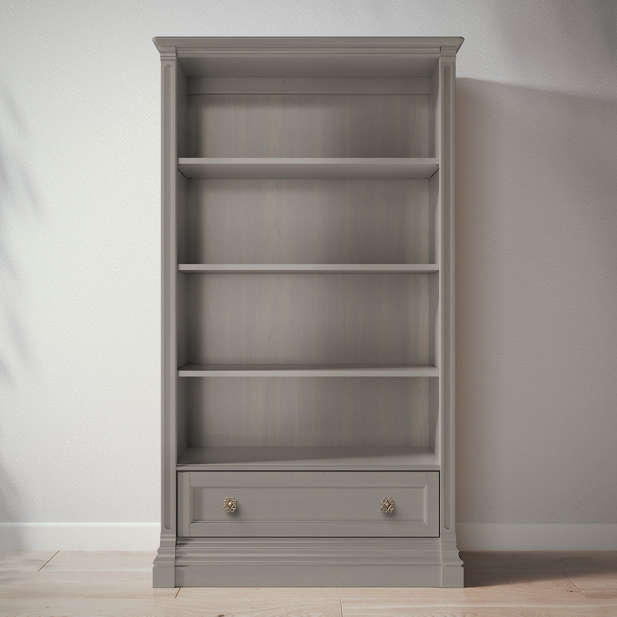 Romina Imperio Bookcase Bookcases Romina Furniture Ash Celtic Knot - Bronze
