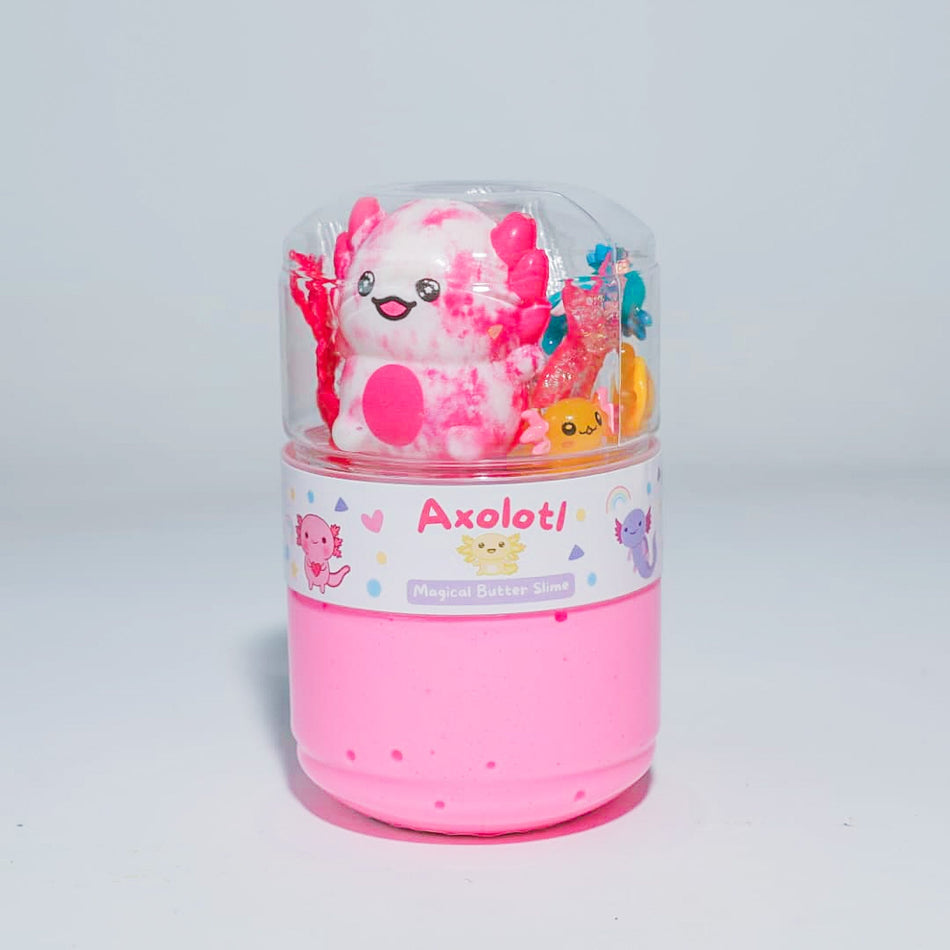 Play Play Dough Slime Jar Toys - Bigger Kids Play Play Dough Axolot