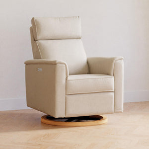 Performance Cream Eco-Weave with Light Wood Base