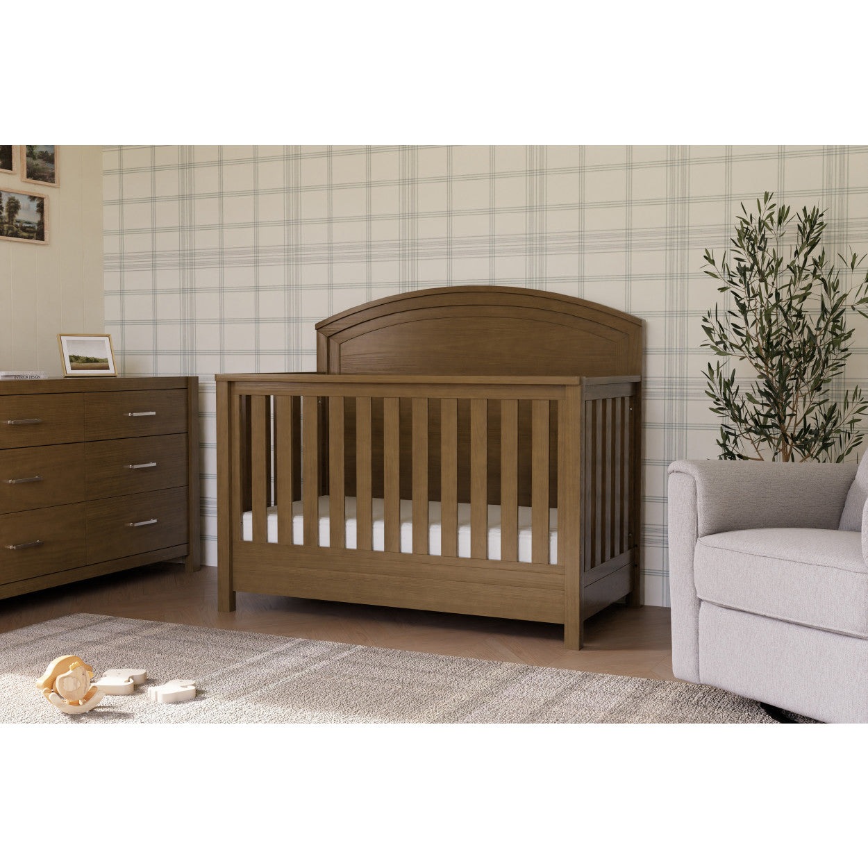 Namesake Hemsted Convertible Crib + Dresser - White Driftwood Destination Baby & Kids Namesake Hemsted Convertible Crib + Dresser - White Driftwood Destination Baby & Kids