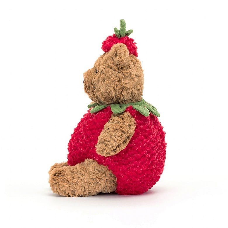 新品　 Bartholomew Bear Strawberry Jellycat Bartholomew Bear Strawberry – Destination Baby & Kids