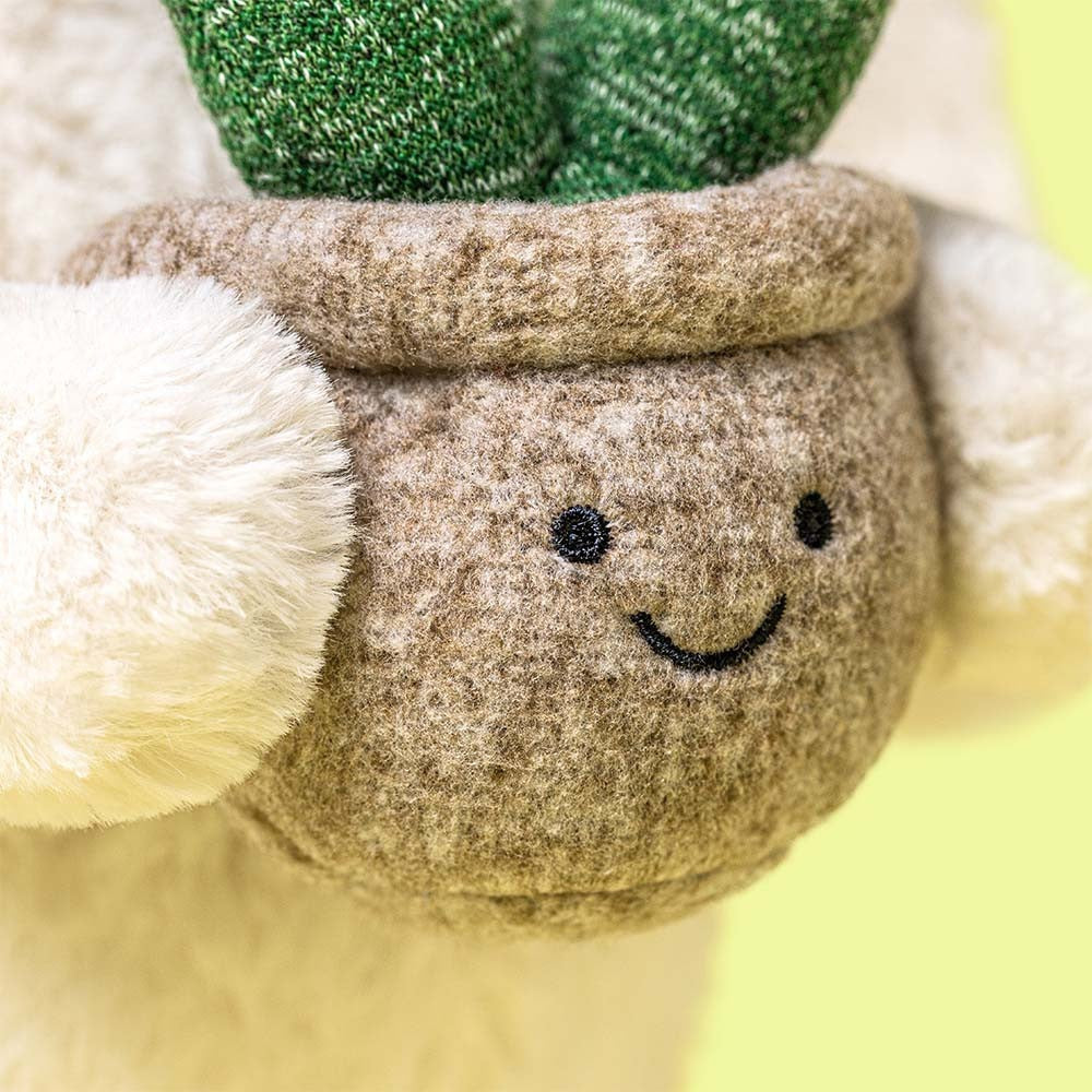 Jellycat Cream Bunny with Plant – Destination Baby & Kids