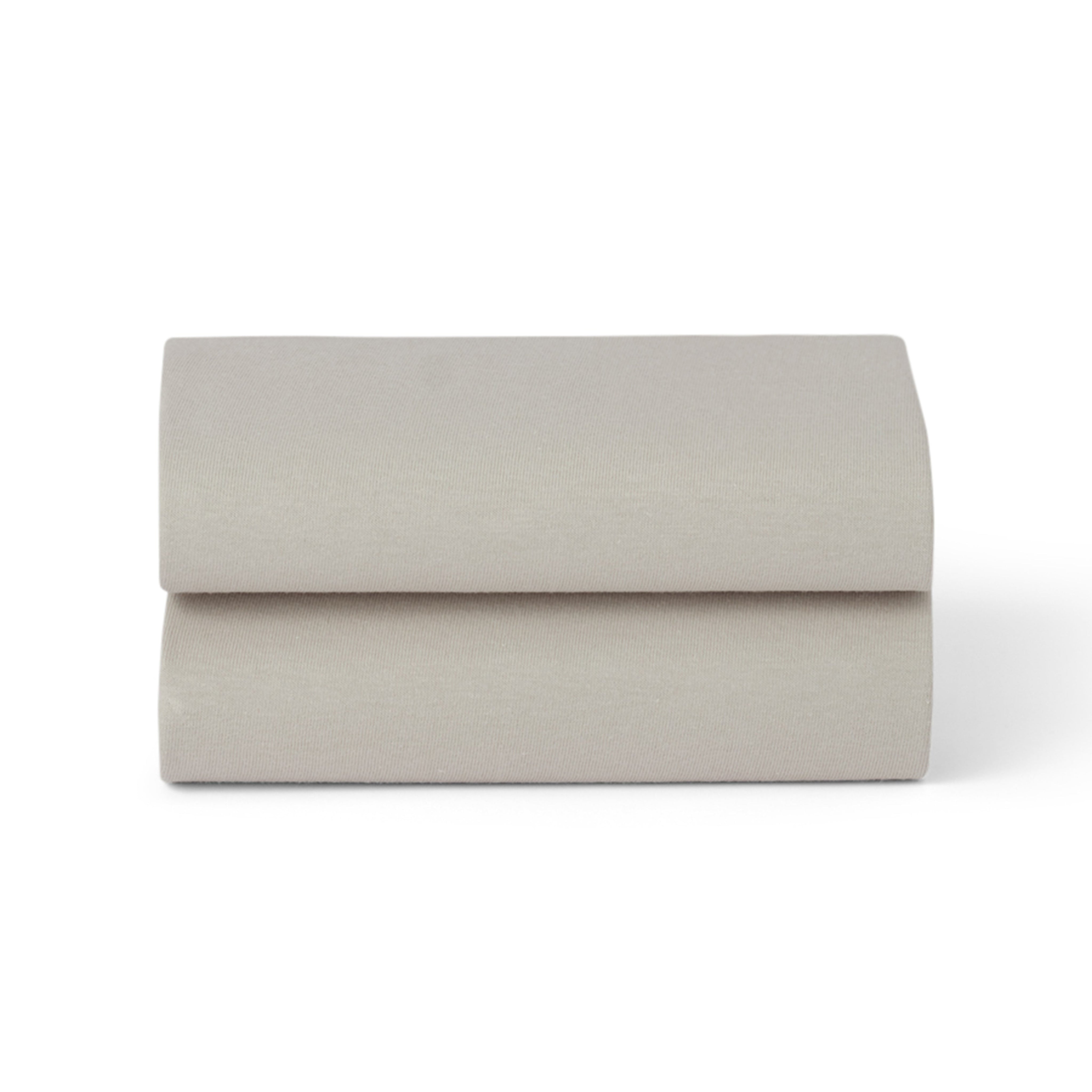 Bassinet 2 Pack Fitted Sheets - Gray Fitted Sheets Snuz