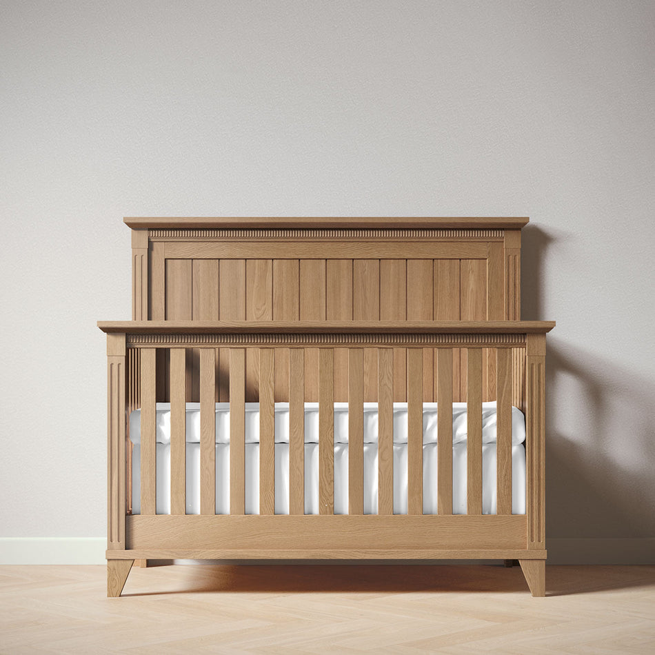 Edison Crib | 5-in-1 Convertible | Solid Wood