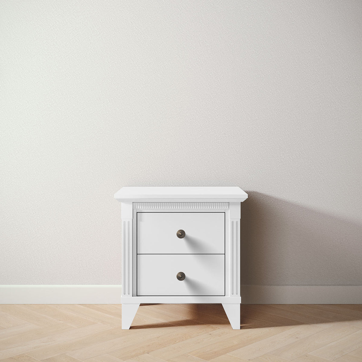 Edison Nightstand | Nursery Side Table Nightstands Silva Furniture White