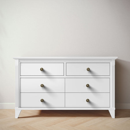 Edison Double Dresser Dressers Silva Furniture White