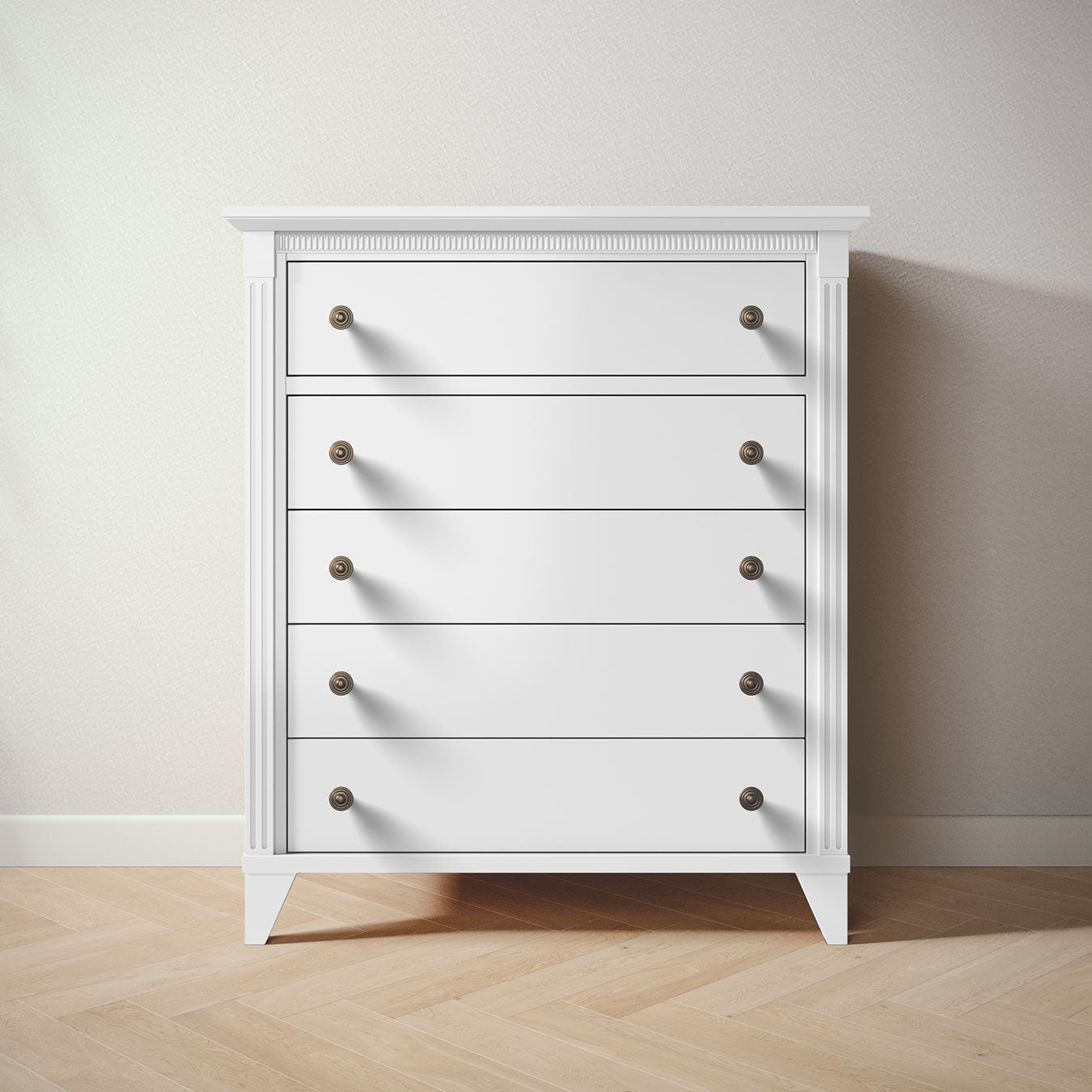 Edison Tall Chest Chests Silva Furniture White