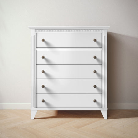 Edison Tall Chest Chests Silva Furniture White