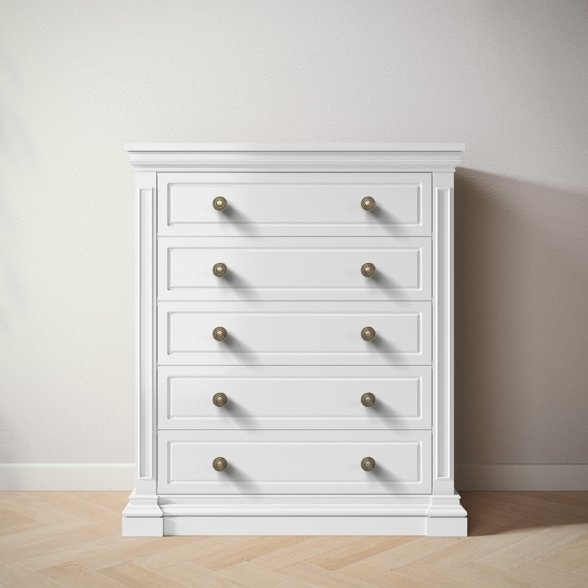 Jackson Tall Chest Chests Silva Furniture White