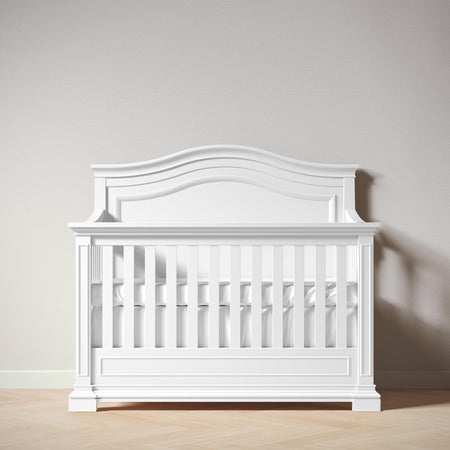 Jordan Crib | 5-in-1 Convertible | Solid wood Convertible Cribs Silva Furniture White