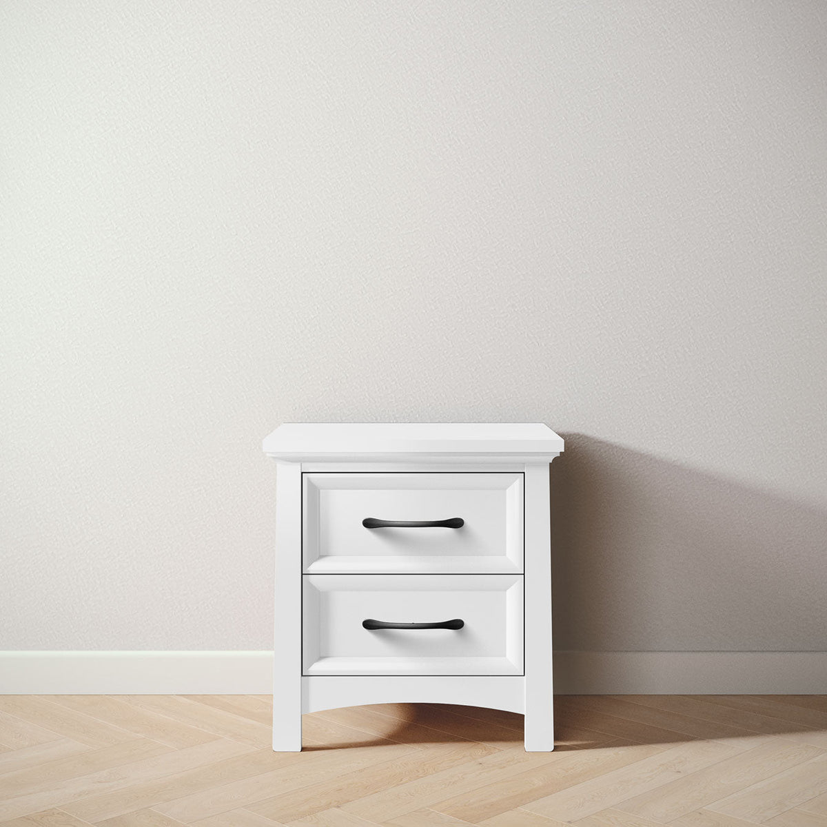 Serena Nightstand | Nursery Side Table Nightstands Silva Furniture White