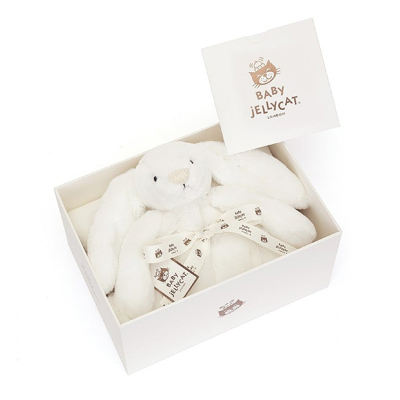 Bashful Luxe Bunny Luna Blankie Security Blankets Jellycat