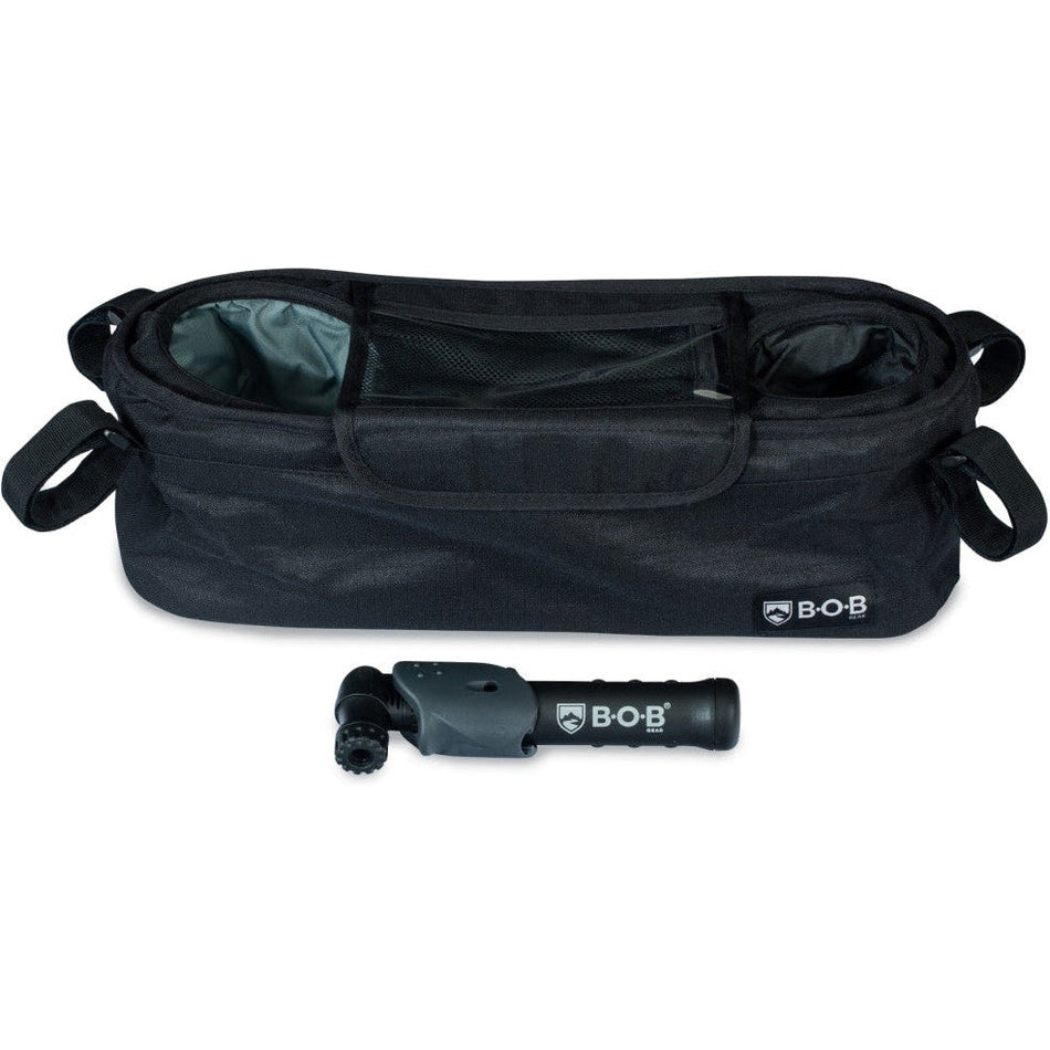 Deluxe Handlebar Console with Tire Pump for Single Jogging Strollers Parent Organizers & Consoles BOB