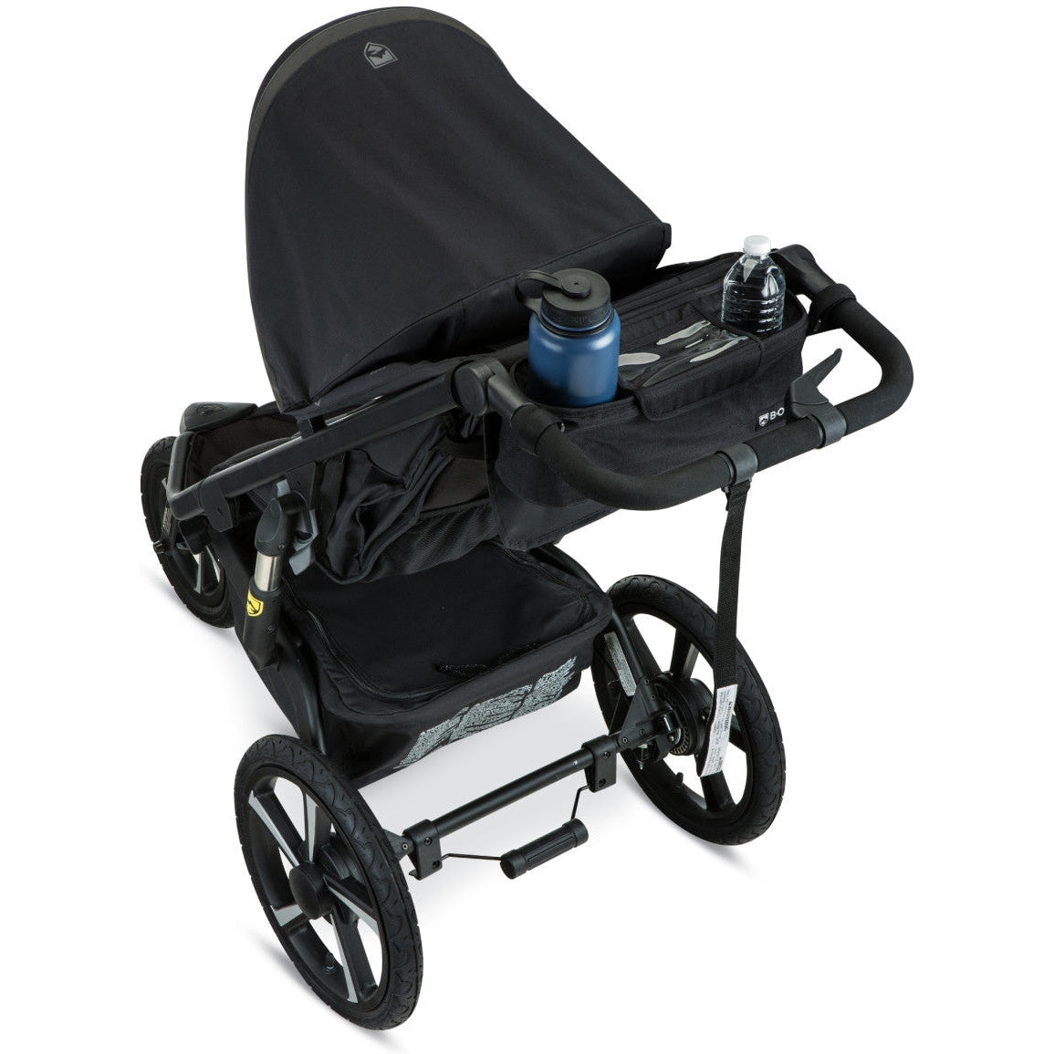 Deluxe Handlebar Console with Tire Pump for Single Jogging Strollers Parent Organizers & Consoles BOB