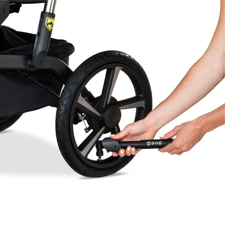 Deluxe Handlebar Console with Tire Pump for Single Jogging Strollers Parent Organizers & Consoles BOB