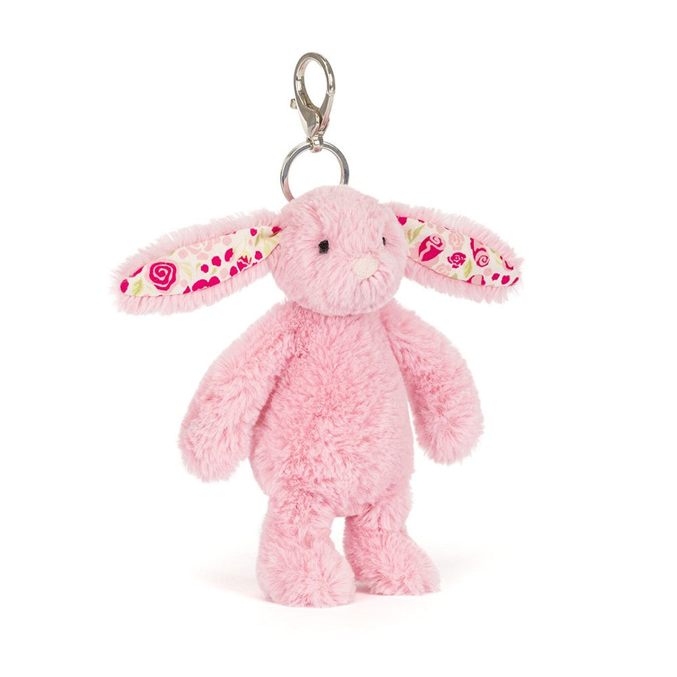 Blushkin Blossom Bunny Bag Charm Stuffed Animals Jellycat