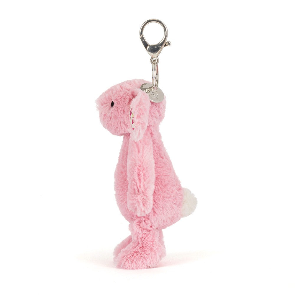 Blushkin Blossom Bunny Bag Charm Stuffed Animals Jellycat