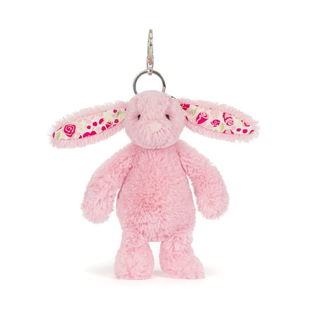 Blushkin Blossom Bunny Bag Charm Stuffed Animals Jellycat