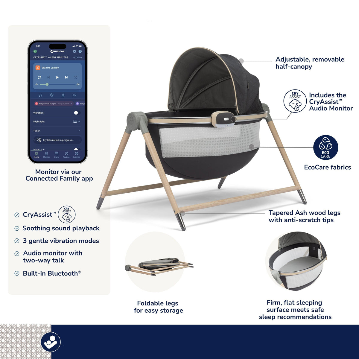 Kindred Sibia Bassinet Bassinets Maxi-Cosi