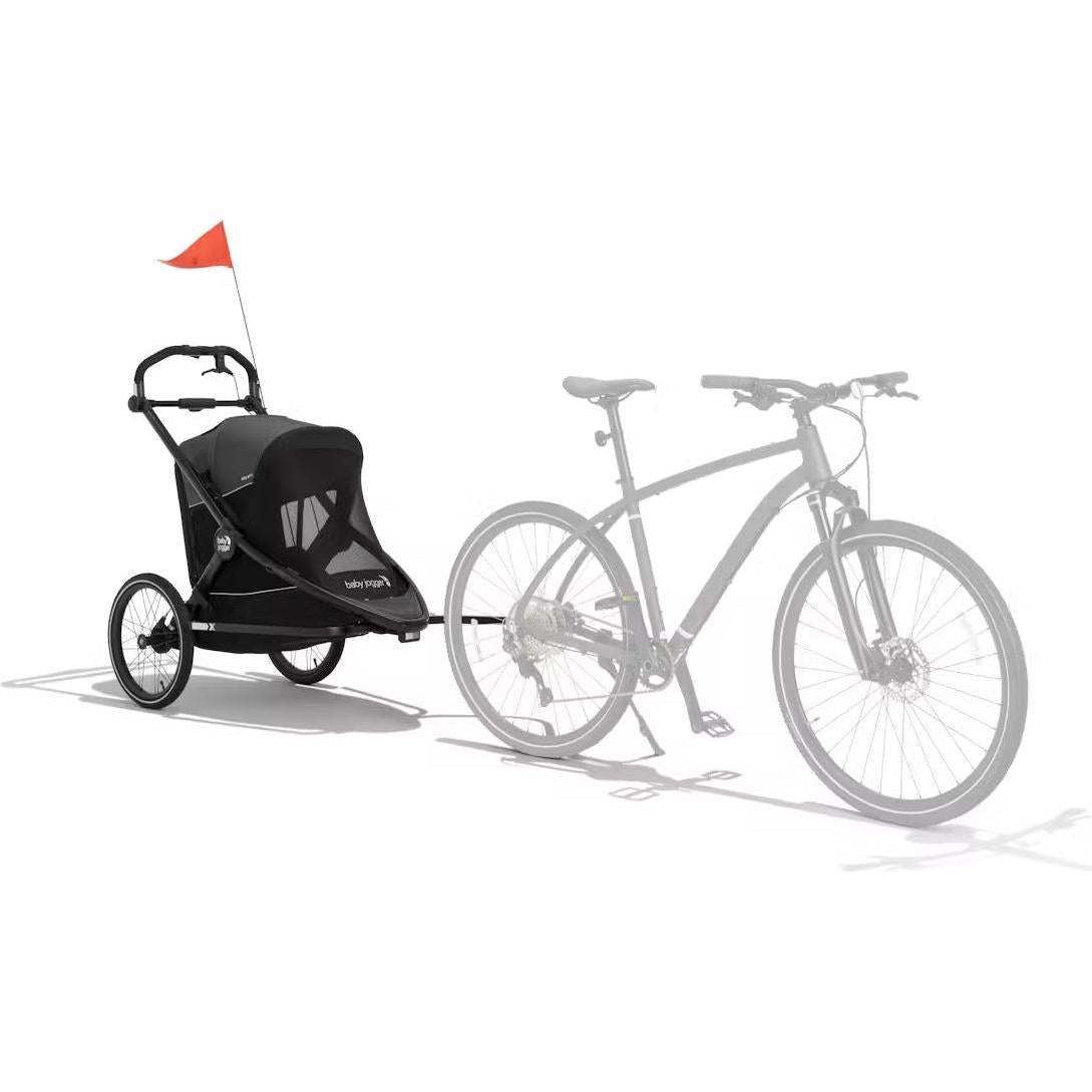 City Prix Jogger + BIke Trailer + Shield Bundle Strollers - Single Baby Jogger Ambition Black