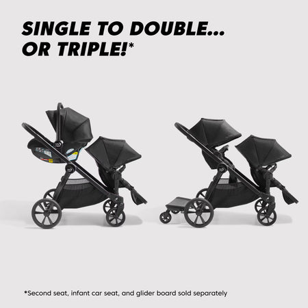 City Select 2 Single-to-Double Stroller | Eco Collection Strollers - Single Baby Jogger