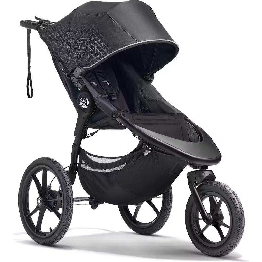 Summit X3 Single Jogging Stroller Strollers - Single Baby Jogger Midnight Black