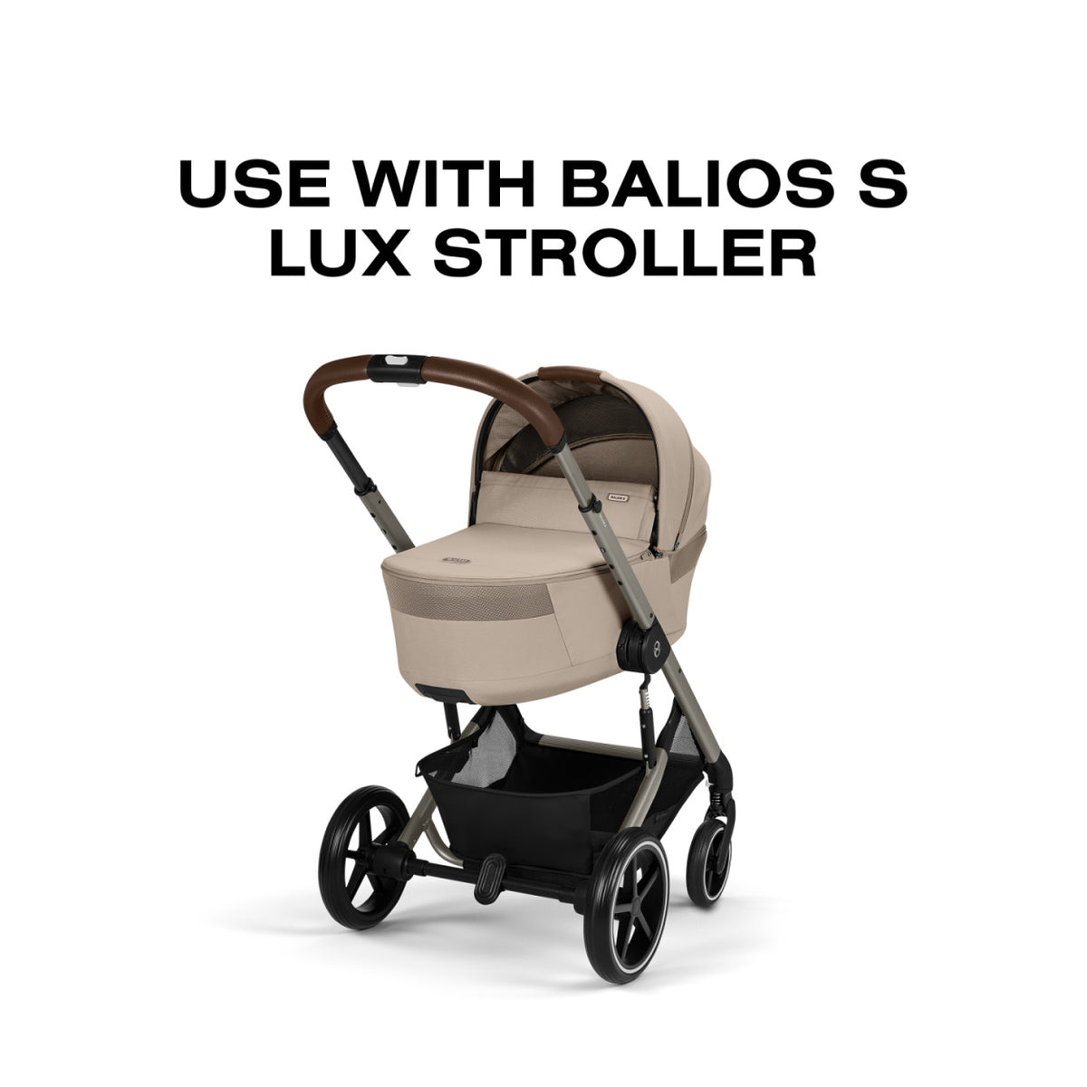 BALIOS S Lux Stroller + BALIOS Fold Cot Newborn Bundle Strollers - Singles Cybex